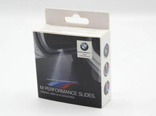 Load image into Gallery viewer, BMW M Performance LED Door Projector Slide Set – Welcome/Puddle Light Upgrade, Ghost Shadow Logo Lights for Front Doors, 63mm Fitment (Pair)