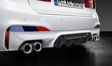 Load image into Gallery viewer, Genuine BMW M Performance Carbon Fibre Rear Diffuser for BMW M5 F90 2017-2023 (M5 & M5 Competition) - OEM Pre-Preg 2x2 Weave Rear Valance