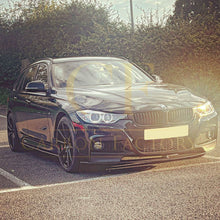 Load image into Gallery viewer, MP Style Matt Black Front Splitter for BMW F30 F31 3 Series M Sport 12-19