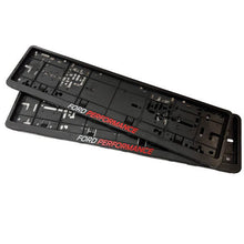 Load image into Gallery viewer, Ford Performance Number Plate Surrounds – Multi-Colour Logo | Sold as a Pair