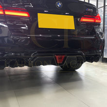 Load image into Gallery viewer, CS Style with LED Pre-Preg Carbon Fibre Rear Diffuser for BMW F90 M5 17-24