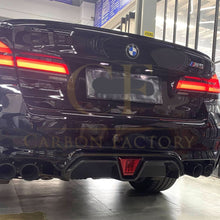 Load image into Gallery viewer, LED Style Carbon Fibre Rear Diffuser for BMW F90 M5 17-Present