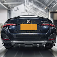 Load image into Gallery viewer, SQ Style Pre-Preg Carbon Fibre Rear Diffuser Quad Exhaust for BMW G26 4 Series Gran Coupe 21-24