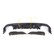 Load image into Gallery viewer, SQ Style Pre-Preg Carbon Fibre Rear Diffuser Quad Exhaust for BMW G26 4 Series Gran Coupe 21-24