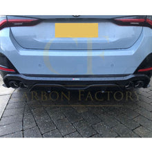 Load image into Gallery viewer, SQ Style Pre-Preg Carbon Fibre Rear Diffuser Quad Exhaust for BMW G26 4 Series Gran Coupe 21-24