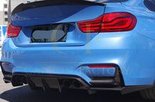 Load image into Gallery viewer, V Style Pre-Preg Carbon Fibre Rear Diffuser for BMW F80 M3 F82 F83 M4 14-20