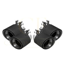 Load image into Gallery viewer, OEM Style Pre-Preg Carbon Fibre Exhaust Tips for BMW G90 G99 M5 2025-Present