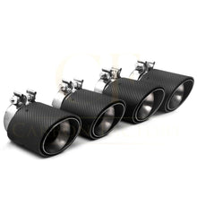 Load image into Gallery viewer, OEM Style Pre-Preg Carbon Fibre Exhaust Tips for BMW G90 G99 M5 2025-Present
