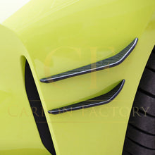 Load image into Gallery viewer, CF Style Pre-Preg Carbon Fibre Front Canards for BMW G80 M3 G82 G83 M4 21-Present