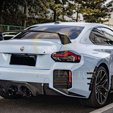 Load image into Gallery viewer, MP Style Pre-Preg Carbon Fibre Rear Bumper Trims for BMW G87 M2 23-Present