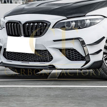 Load image into Gallery viewer, SQ Style Pre-Preg Carbon Fibre Front Bumper Canards for BMW F87 M2 LCI 18-22