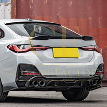 Load image into Gallery viewer, SQ Style Pre-Preg Carbon Fibre Rear Bumper Trims for BMW G26 4 Series Gran Coupe 21-24