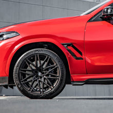 Load image into Gallery viewer, SQ Style Pre-preg Carbon Fibre Side Fender Trims for BMW F96 LCI X6M 20-Present