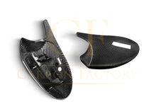Load image into Gallery viewer, CF Style Pre-Preg Carbon Fibre Replacement Mirror Covers for BMW E81 E82 E87 E88 1 Series E90 E92 E93 3 Series Pre-LCI