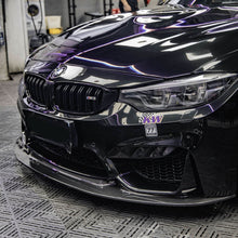 Load image into Gallery viewer, GT4 Style Pre-Preg Carbon Fibre Front Splitter for BMW F80 M3 F82 F83 M4 14-20