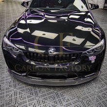 Load image into Gallery viewer, GT4 Style Pre-Preg Carbon Fibre Front Splitter for BMW F80 M3 F82 F83 M4 14-20