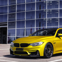 Load image into Gallery viewer, MP Style Pre-Preg Carbon Fibre Front Splitter 3 Pieces Design for BMW F80 M3 F82 F83 M4 14-20