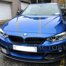 Load image into Gallery viewer, MP Style Pre-Preg Carbon Fibre Front Splitter Covers for BMW F32 F33 F36 4 Series 14-20