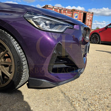 Load image into Gallery viewer, MP Style Pre-Preg Carbon Fibre Front Splitter for BMW 2 Series G42 Coupe 21-Present