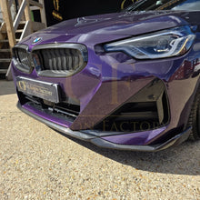 Load image into Gallery viewer, MP Style Pre-Preg Carbon Fibre Front Splitter for BMW 2 Series G42 Coupe 21-Present