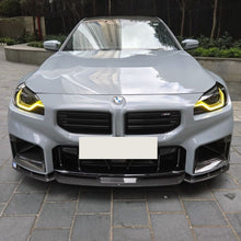 Load image into Gallery viewer, V Style Pre-Preg Carbon Fibre Front Splitter for BMW G87 M2 23-Present