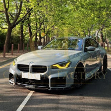 Load image into Gallery viewer, V Style Pre-Preg Carbon Fibre Front Splitter for BMW G87 M2 23-Present