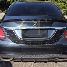 Load image into Gallery viewer, X Style Pre-Preg Carbon Fibre Boot Spoiler for Mercedes Benz W205 C Class 15-21