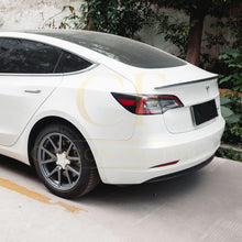 Load image into Gallery viewer, OEM Style Pre-Preg Matt Carbon Fibre Boot Spoiler for Tesla Model 3 16-23