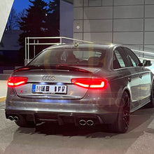 Load image into Gallery viewer, PSM Style Pre-Preg Carbon Fibre Boot Spoiler for Audi S4 B8 B8.5 08-15