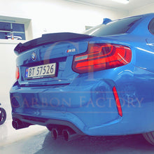 Load image into Gallery viewer, PSM Style Pre-Preg Carbon Fibre Boot Spoiler for BMW 2 Series F22 F87 M2 13-21