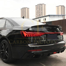 Load image into Gallery viewer, V Style Pre-Preg Carbon Fibre Boot Spoiler for Audi C8 A6 S6 19-24