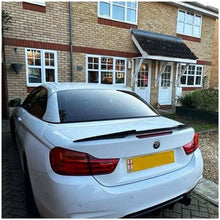 Load image into Gallery viewer, V Style Pre-Preg Carbon Fibre Boot Spoiler for BMW 4 Series F33 Convertible inc F83 M4 14-20