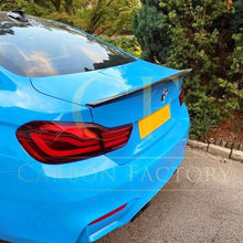 Load image into Gallery viewer, V Style Pre-Preg Carbon Fibre Boot Spoiler for BMW F82 M4 Coupe 14-20