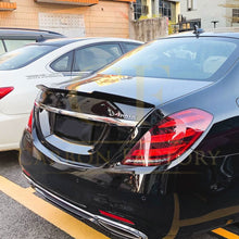 Load image into Gallery viewer, X Style Pre-Preg Carbon Fibre Boot Spoiler for Mercedes Benz W222 S Class Saloon 14-20