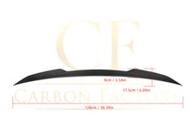 Load image into Gallery viewer, X Style Pre-Preg Carbon Fibre Boot Spoiler for Mercedes Benz W222 S Class Saloon 14-20