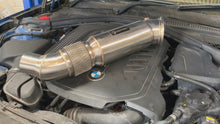 Load and play video in Gallery viewer, BMW B58 5" Super Sport Cat Downpipe – 200 Cell High-Flow Sports Catalyst, 5in to 4in Flexi – MOT-Friendly, No EML – Osprey Performance – Fits M140i M240i 340i 440i 540i 740i X3/X4 M40i (B58)