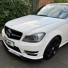 Load image into Gallery viewer, AMG Style Gloss Black Front Splitter for Mercedes Benz W204 C Class 08-14