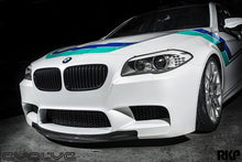Load image into Gallery viewer, RKP Carbon Fibre Front Lip Spoiler/Splitter for BMW 5 Series F10 M5 (2011-2016) - OEM+ Fit, No Drilling, 3M Tape, Plain or Twill Weave