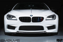 Load image into Gallery viewer, RKP Carbon Fibre Front Lip Splitter for BMW 6 Series M6 F06 Gran Coupe, F12 Convertible, F13 Coupe (2012-2018) | 100% Carbon | 1x1 or 2x2 Weave | No-Drill OEM+ Fitment