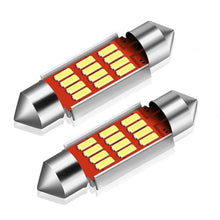 Load image into Gallery viewer, BriteVue 239 Festoon Number Plate LED Bulb Upgrade – 6000K White (Pair) (C5W)