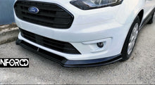 Load image into Gallery viewer, Ford Transit Connect Front Splitter 2019-2021 FL Facelift - Gloss Black ABS Front Bumper Lip Spoiler Lower Valance - OEM Plus Style - UK Made - Fixing Bolts Included