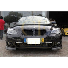 Load image into Gallery viewer, Carbon Fibre Front Bumper Covers for BMW E60 5 Series 03-10