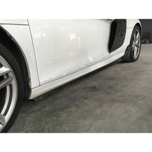 Load image into Gallery viewer, V Style Carbon Fibre Side Skirts for Audi R8 Gen 1 08-14