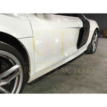 Load image into Gallery viewer, V Style Carbon Fibre Side Skirts for Audi R8 Gen 1 08-14