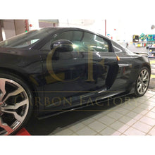 Load image into Gallery viewer, V Style Carbon Fibre Side Skirts for Audi R8 Gen 1 08-14