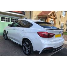 Load image into Gallery viewer, MP Style Carbon Fibre Rear Diffuser for BMW F16 X6 14-18