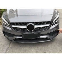 Load image into Gallery viewer, AMG Style Carbon Fibre Front Splitter for Mercedes Benz W117 CLA 16-19