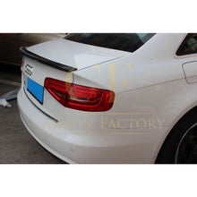 Load image into Gallery viewer, P Style Carbon Fibre Boot Spoiler for Audi A4 B8 08-12