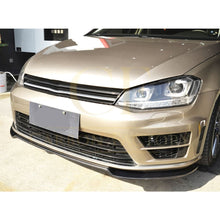 Load image into Gallery viewer, RG Style Carbon Fibre Front Splitter for VW Golf MK7 R 14-17