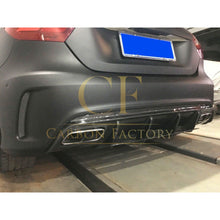Load image into Gallery viewer, AMG Style Carbon Fibre Rear Diffuser for Mercedes Benz W176 A Class 13-18